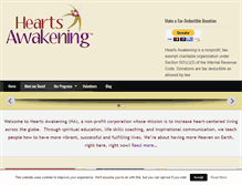 Tablet Screenshot of heartsawakening.org